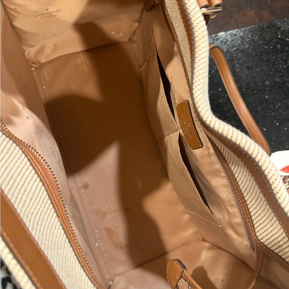 Kate Spade Tan and Cream Elegant Tote - Picture 2 of 2